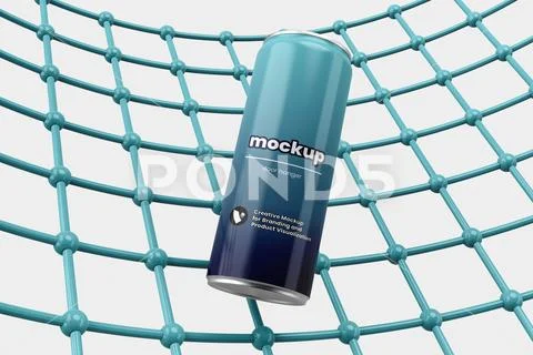 Soda Can Mockup PSD Template