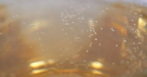 Soda Carbonation Bubbles Close Up Stock Footage 232788592