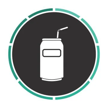 Soda computer symbol Stock Illustration