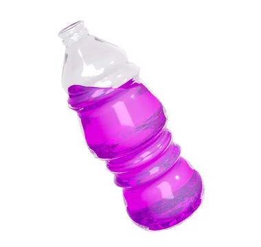 Soda drink bottle 3d rendering Stock Illustration