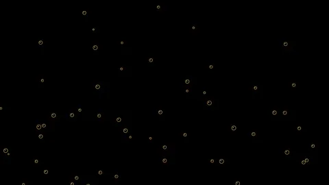 Soda fizz bubbles on black background overlay 4K Vídeo Stock 336625192