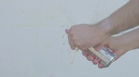 Soda getting opened at 96fps Stock Footage 40751075