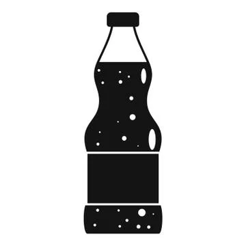 Soda icon, simple style Stock Illustration