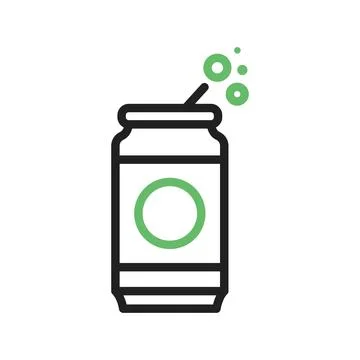 Soda icon vector image. Stock Illustration