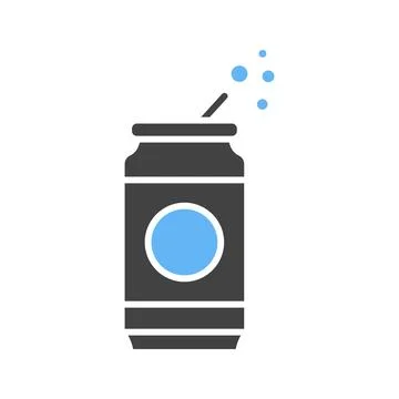 Soda icon vector image. Stock Illustration