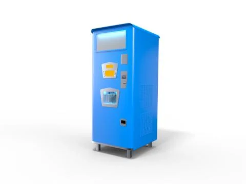 Soda Machine 3D-Illustration Stock Illustration