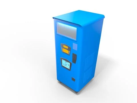 Soda Machine 3D-Illustration Stock Illustration