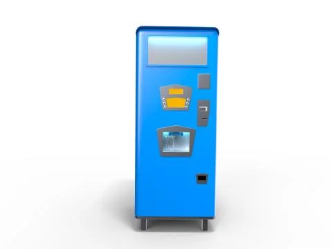 Soda Machine 3D-Illustration Stock Illustration