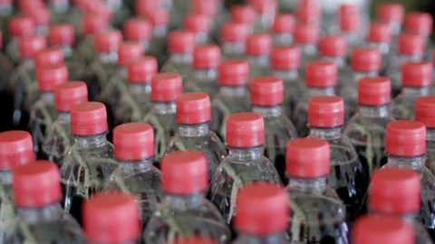 SODA MAKING COLA CAPS Stock Footage
