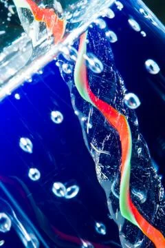 Soda water bubble Stock Photos