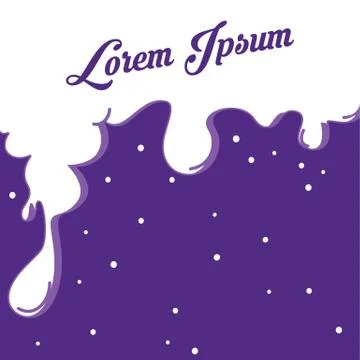 Soda water bubble spill Illustrazione stock