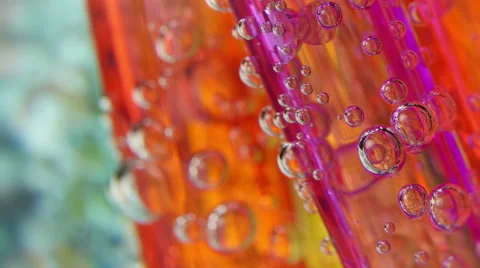 Soda water bubbles. Stock Footage 56511022