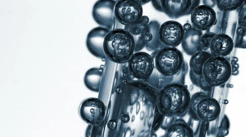 Soda water bubbles. Macro. Stock Footage 56258596