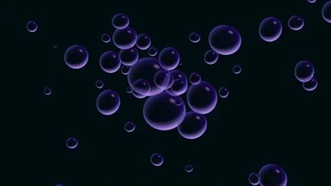 Soda water bubbles rising to surface in slow motion. Stock Footage 220047847