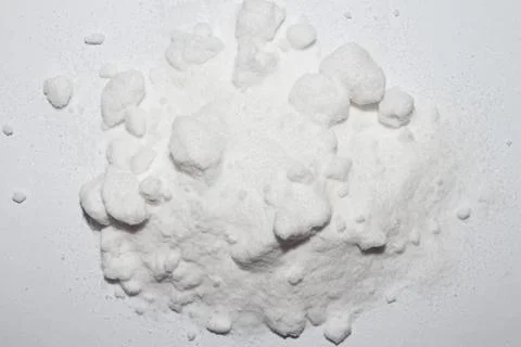 Soda.Baking soda background.The texture of baking soda. Stock Photos