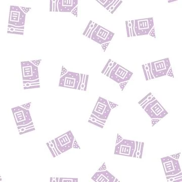 Sodium benzoate glyph vector seamless pattern black Stock Illustration