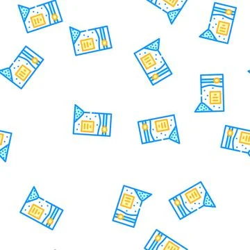 Sodium benzoate vector seamless pattern color Stock Illustration
