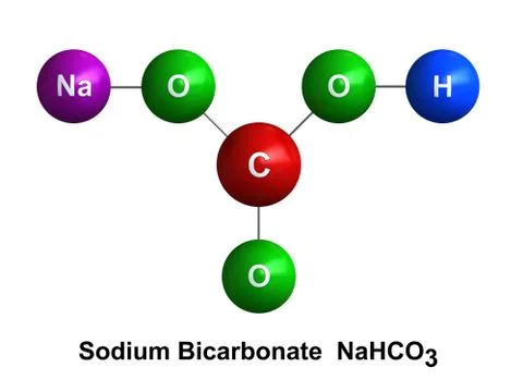 Sodium Bicarbonate Stock Illustration