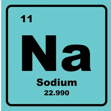 Sodium icon Stock Illustration
