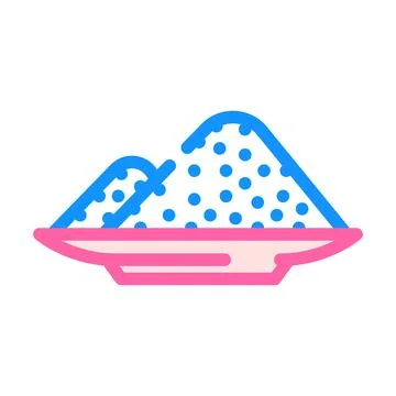 Sodium nitrite color icon vector illustration Stock Illustration