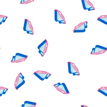 Sodium nitrite isometric icon seamless pattern color Stock Illustration
