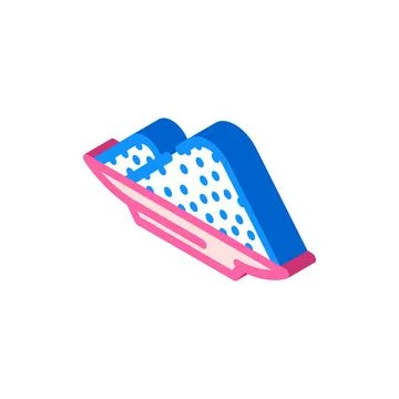 Sodium nitrite isometric icon vector illustration color Stock Illustration