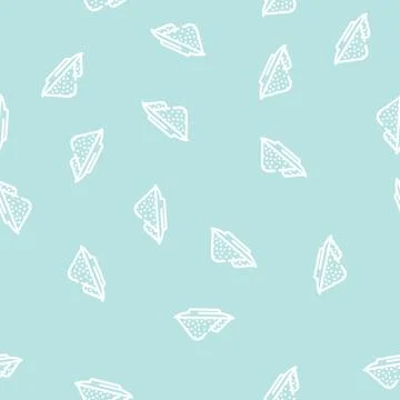 Sodium nitrite line vector seamless pattern black Stock Illustration