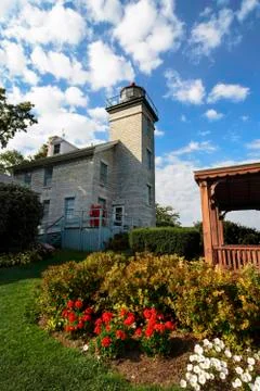 Sodus point lighthouse Stock Photos