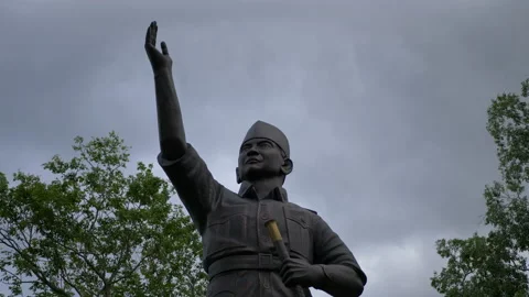 Soekarno Statue Stock Footage 235919962