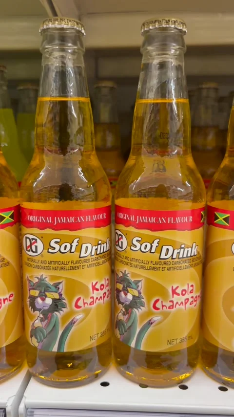 Sof Drink Kol Champagne Jamaican drink Stock-Footage 279899838