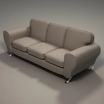 Sofa 2 (Cloth) 3D Model
