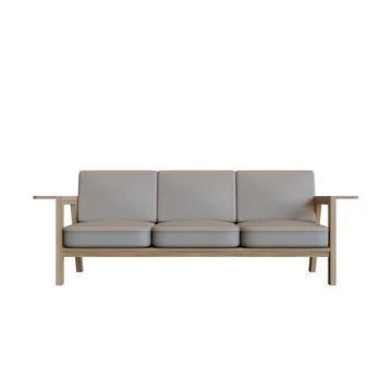 Sofa 3D Design Element Illustrazione stock