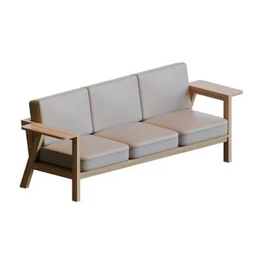 Sofa 3D Design Element Stock Illustration