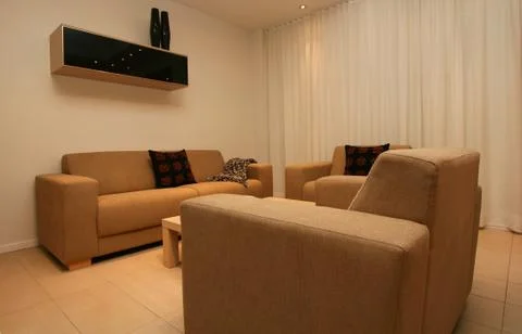 Sofa and chairs Stock Photos