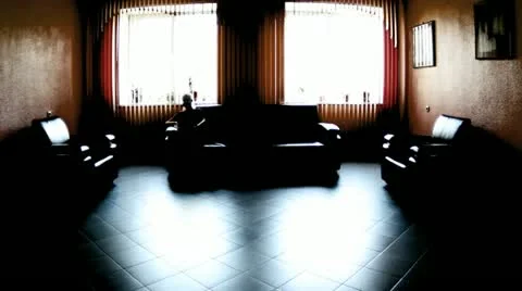 Sofa and two armchairs Stock Footage 11496407