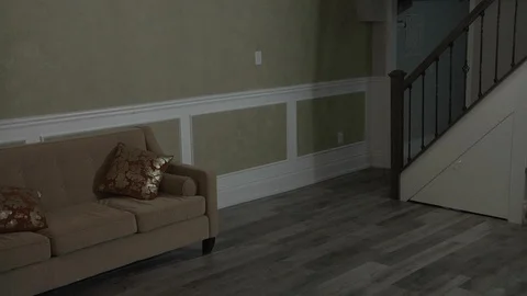 Sofa in the Basement 스톡 동영상 111494807