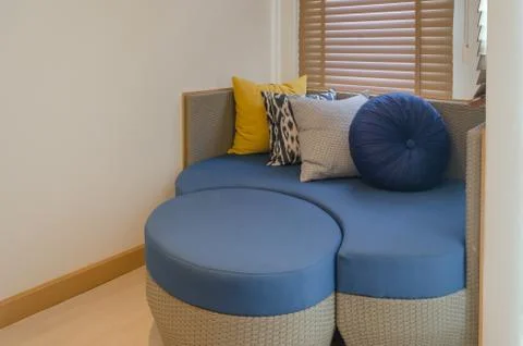 Sofa in the bedroom Stock Photos