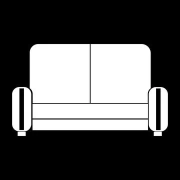 Sofa chair icon design Stock Illustration