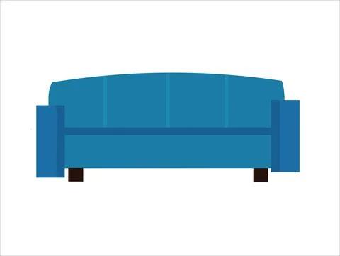 Sofa clipart Stock Illustration