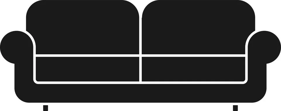 Sofa couch icon. Stock Illustration