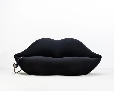 Sofa designed by Studio 65 Stock Photos