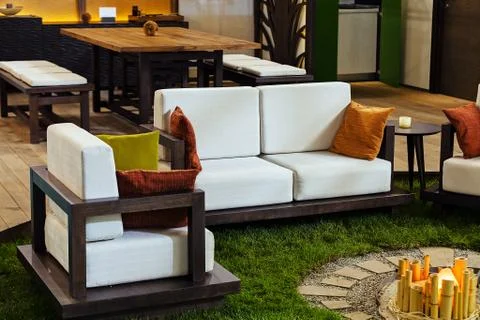 Sofa detail Stock Photos