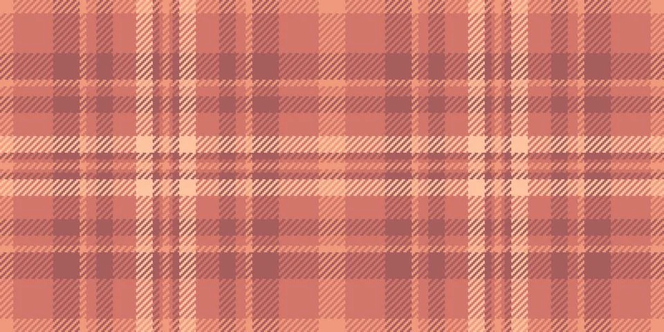 Sofa fabric plaid vector, scratched background texture seamless. Isolation .. Stock Illustration