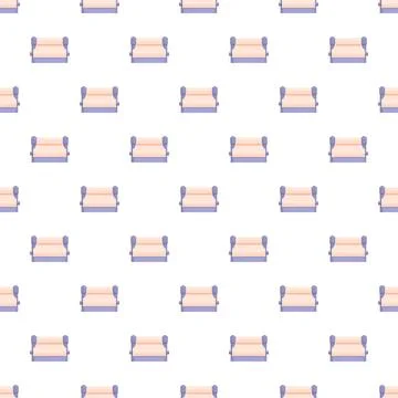 Sofa furniture pattern background repeating element design Stock-Illustration