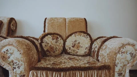 Sofa in the hotel, sofa in the hotel room 库存影片 330201196