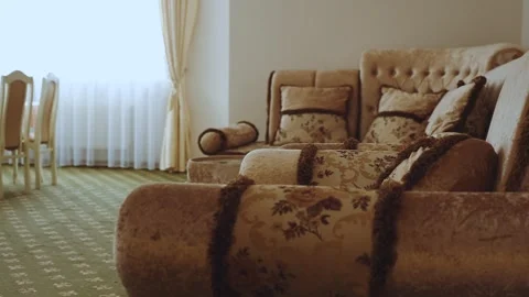 Sofa in the hotel, sofa in the hotel room Видео 330201201