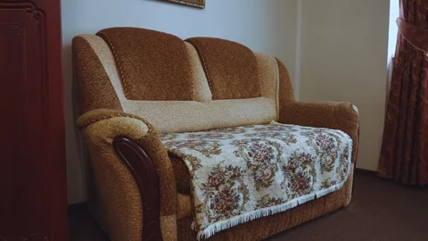 Sofa in the hotel, sofa in the hotel room Видео 330201207