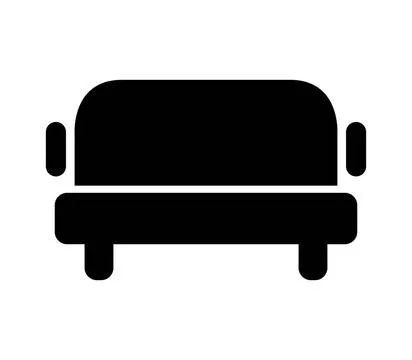 Sofa icon illustrated in vector on white background sofa icon illustrated ... Foto stock