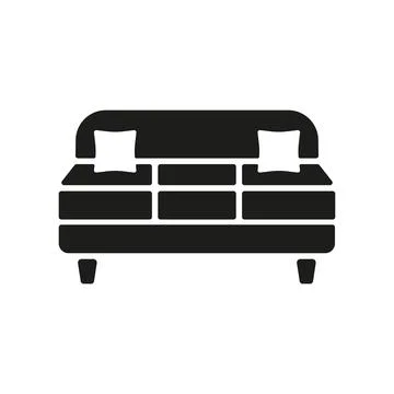 Sofa icon vector design templates simple and modern Stock Illustration