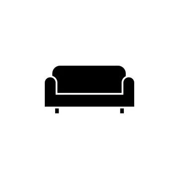 Sofa icon vector. sofa icon illustration Stock Illustration